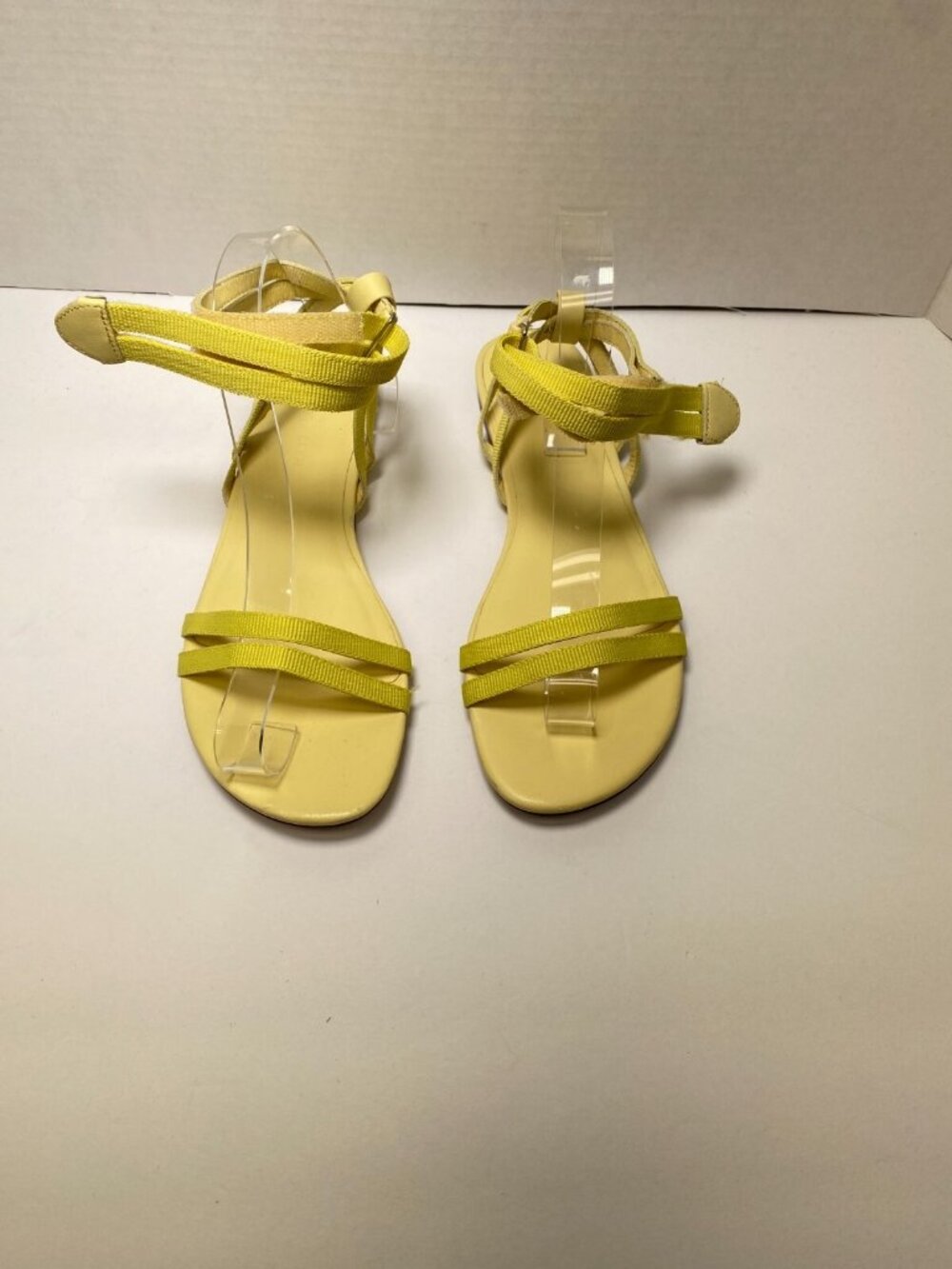 Rebecca Allen Women's Yellow Strap Flats Sz 9.5
